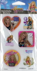 Hannah Montana - Plastické samolepky
