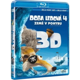 DOBA LEDOVÁ 4: Země v pohybu 3D + 2D Blu-ray 3D + Blu-ray