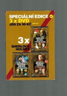 Sherlock Holmes 3x DVD