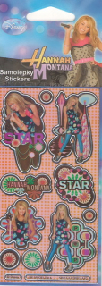 Hannah Montana - Plastické samolepky