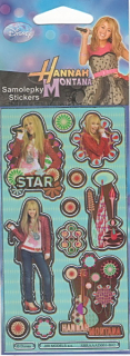 Hannah Montana - Plastické samolepky